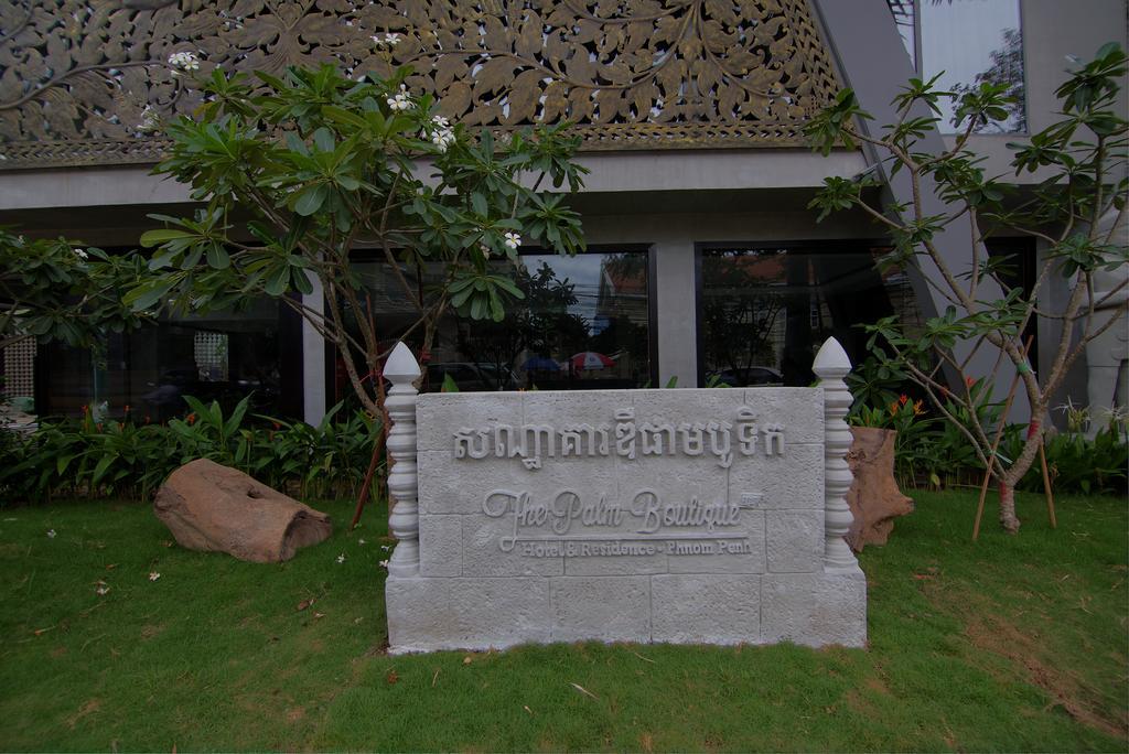 The Palm Boutique Hotel & Residence Phnom Penh Exterior foto